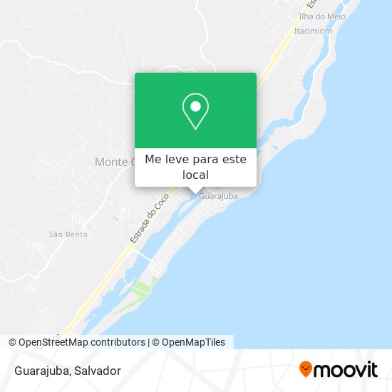 Guarajuba mapa