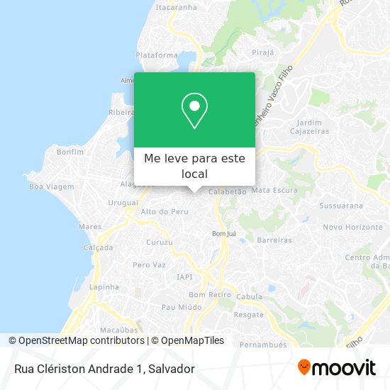 Rua Clériston Andrade 1 mapa