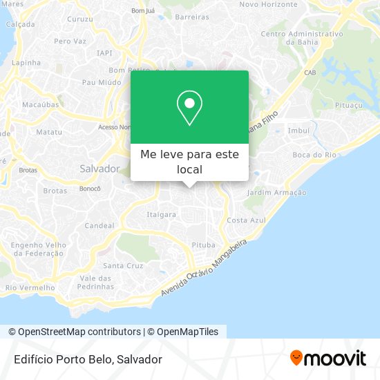 Edifício Porto Belo mapa