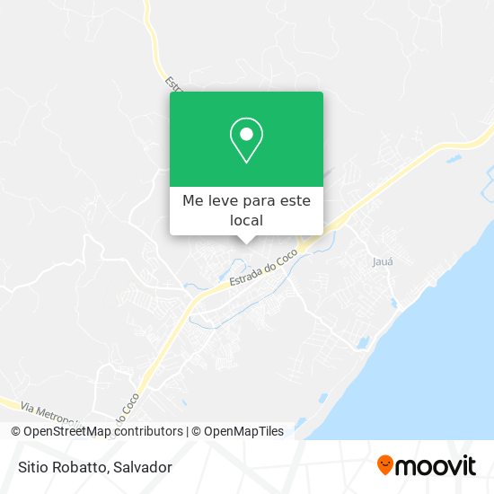Sitio Robatto mapa