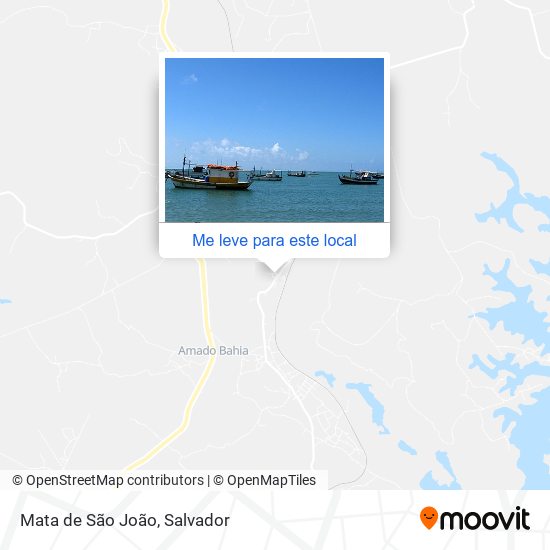 Mata de São João mapa