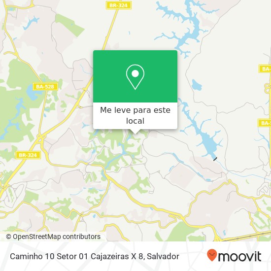 Caminho 10 Setor 01 Cajazeiras X 8 mapa