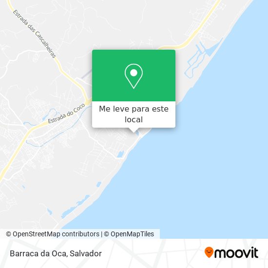 Barraca da Oca mapa