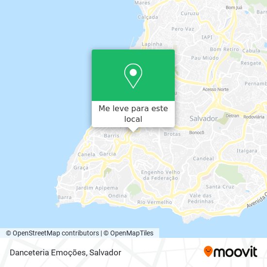 Danceteria Emoções mapa
