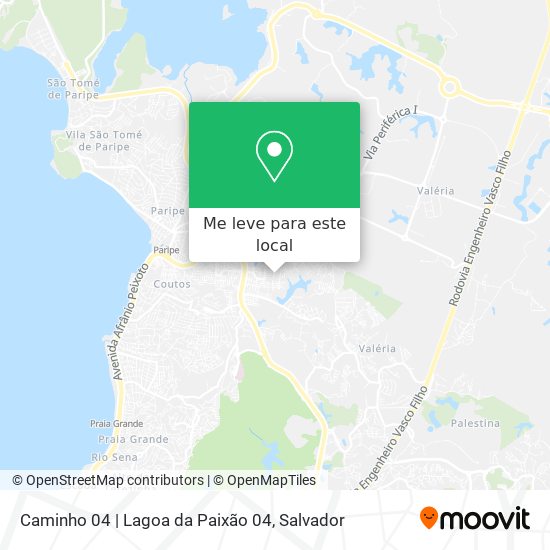 Caminho 04 | Lagoa da Paixão 04 mapa