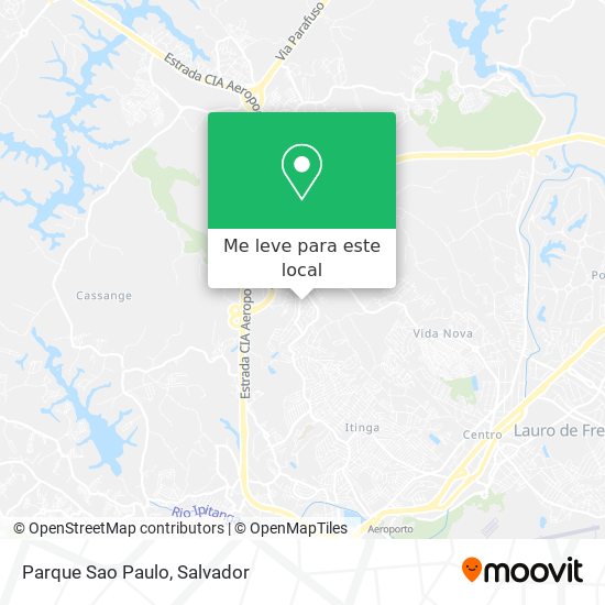 Parque Sao Paulo mapa