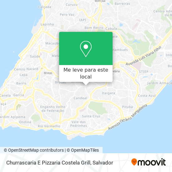 Churrascaria E Pizzaria Costela Grill mapa