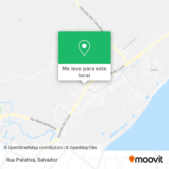 Rua Patativa mapa
