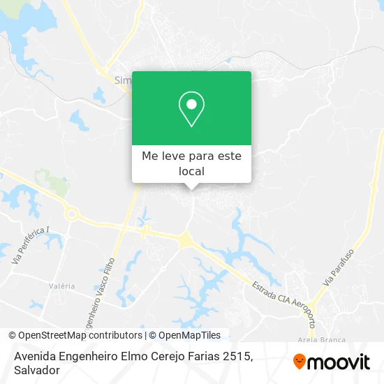 Avenida Engenheiro Elmo Cerejo Farias 2515 mapa