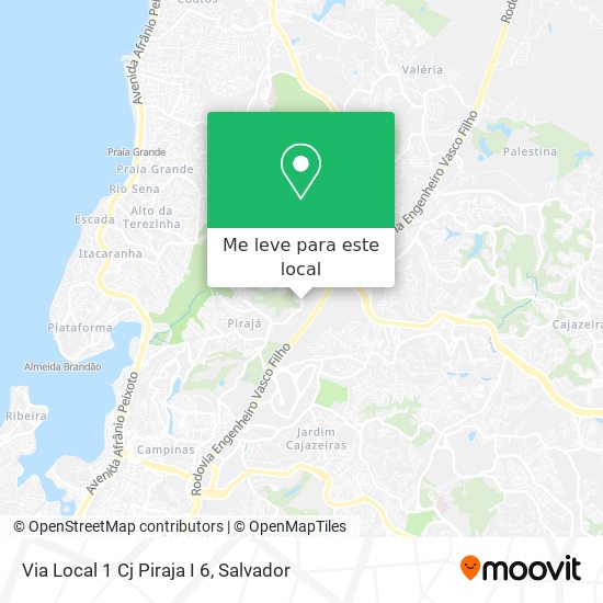 Via Local 1 Cj Piraja I 6 mapa