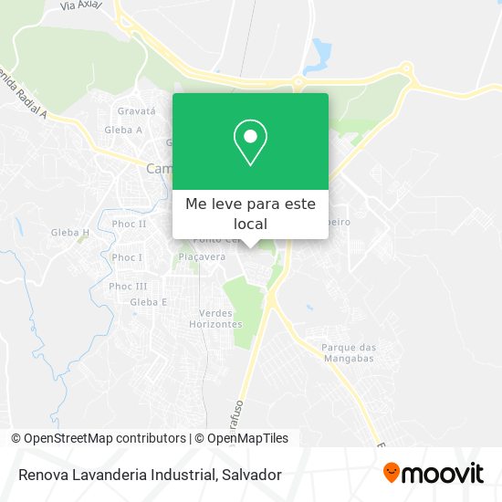 Renova Lavanderia Industrial mapa