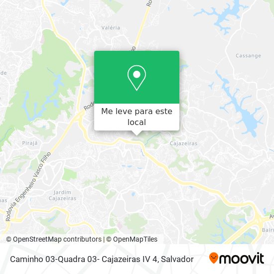 Caminho 03-Quadra 03- Cajazeiras IV 4 mapa