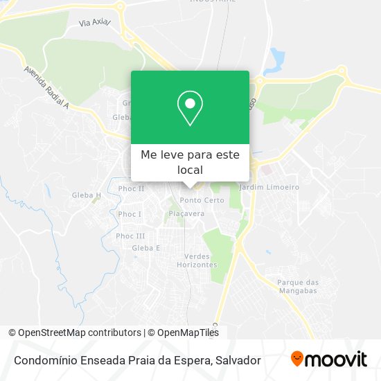 Condomínio Enseada Praia da Espera mapa