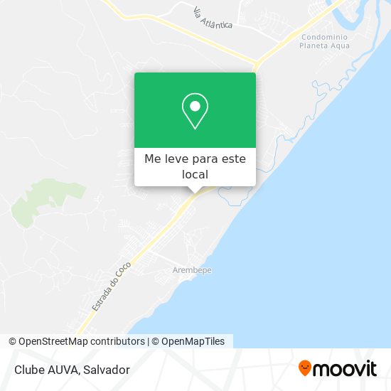 Clube AUVA mapa