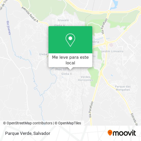 Parque Verde mapa