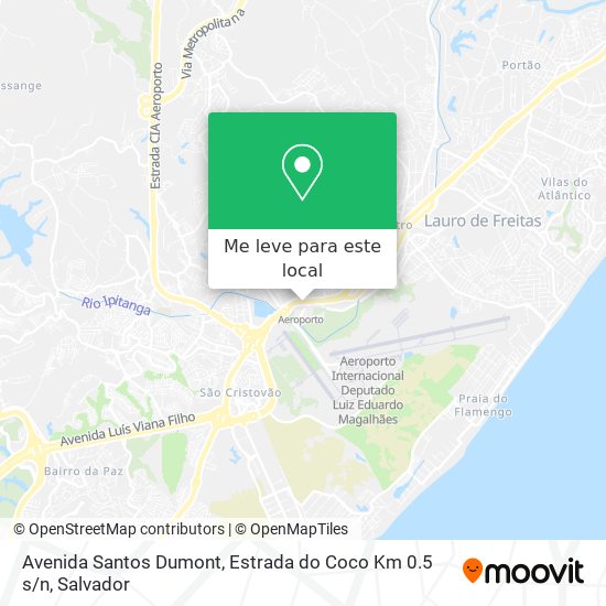 Avenida Santos Dumont, Estrada do Coco Km 0.5 s / n mapa