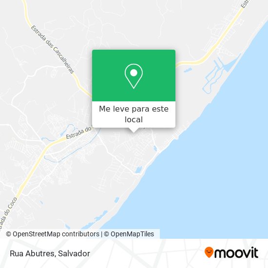 Rua Abutres mapa