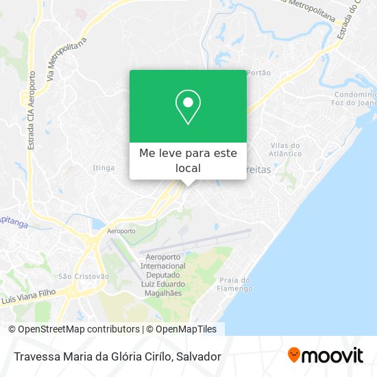 Travessa Maria da Glória Cirílo mapa