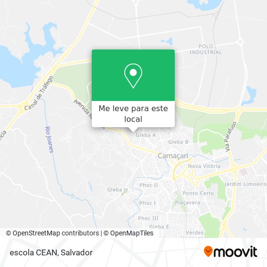 escola CEAN mapa