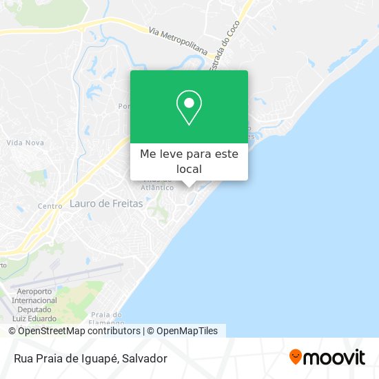 Rua Praia de Iguapé mapa