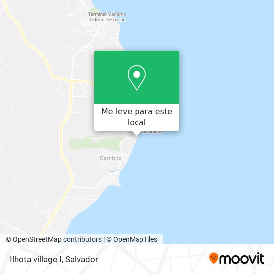 Ilhota village I mapa