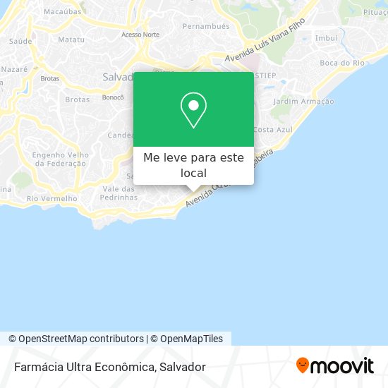 Farmácia Ultra Econômica mapa