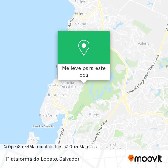 Plataforma do Lobato mapa