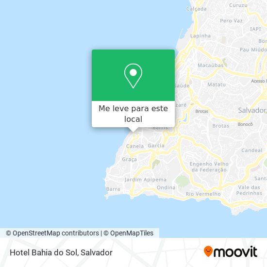 Hotel Bahia do Sol mapa