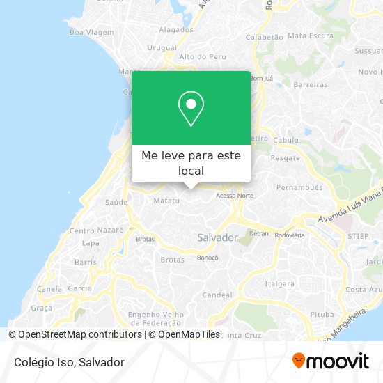Colégio Iso mapa