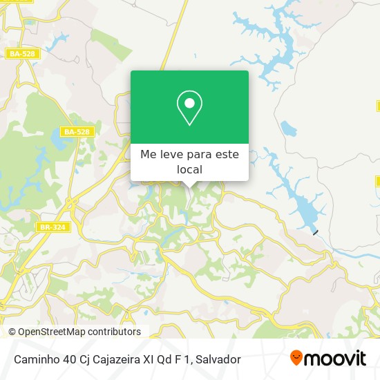 Caminho 40 Cj Cajazeira XI Qd F 1 mapa