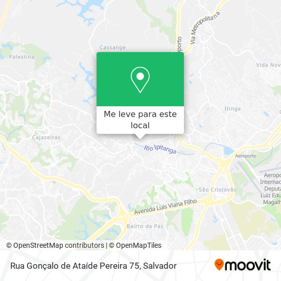 Rua Gonçalo de Ataíde Pereira 75 mapa