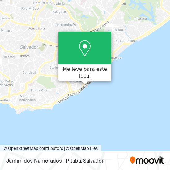 Jardim dos Namorados - Pituba mapa
