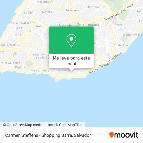 Carmen Steffens - Shopping Barra mapa