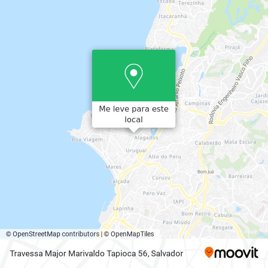 Travessa Major Marivaldo Tapioca 56 mapa