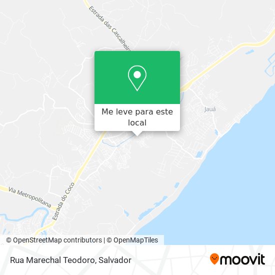 Rua Marechal Teodoro mapa