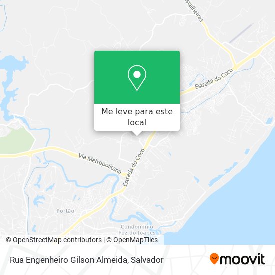 Rua Engenheiro Gilson Almeida mapa