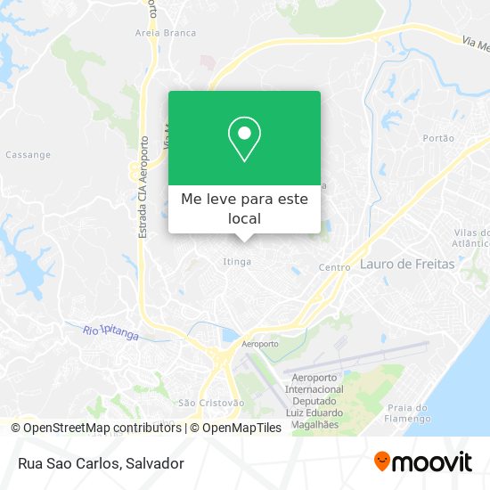 Rua Sao Carlos mapa