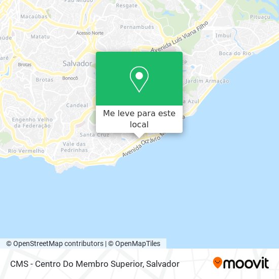 CMS - Centro Do Membro Superior mapa