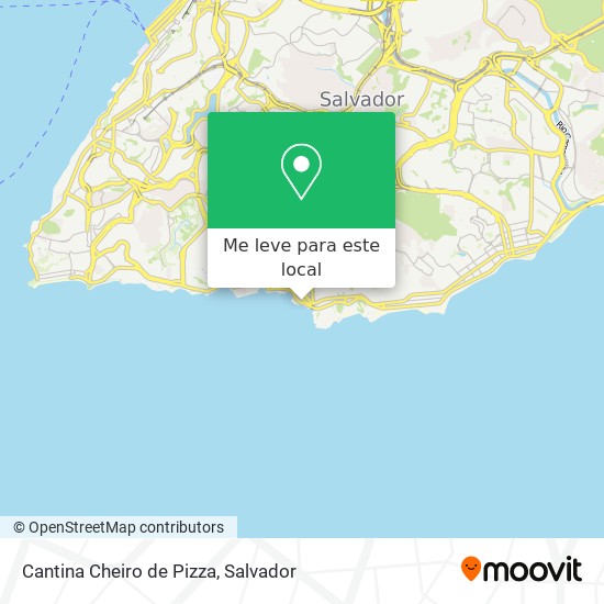 Cantina Cheiro de Pizza mapa