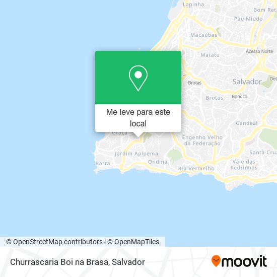 Churrascaria Boi na Brasa mapa