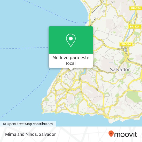 Mima and Ninos, Rua Portão da Piedade Centro Salvador-BA 40070-045 mapa