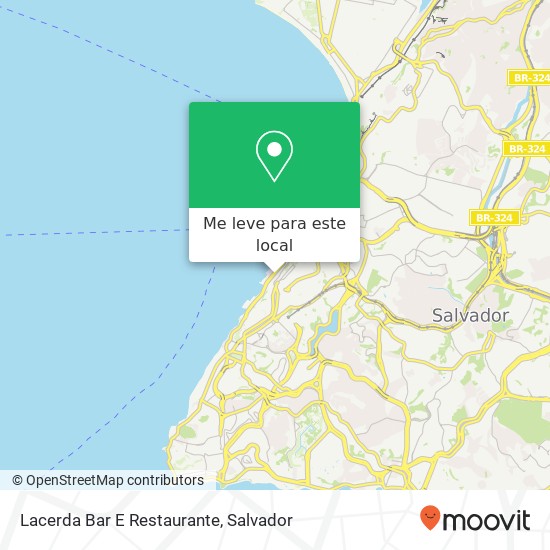 Lacerda Bar E Restaurante, Rua da Conceição da Praia Comércio Salvador-BA 40015-250 mapa