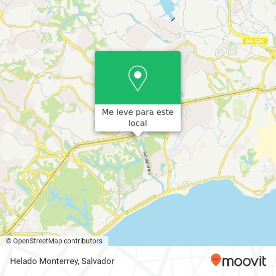 Helado Monterrey, Patamares Salvador-BA 41680-006 mapa