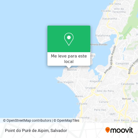 Point do Purê de Aipim mapa