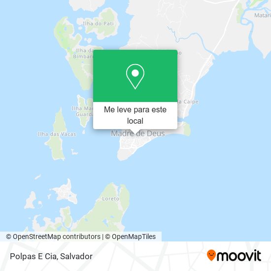 Polpas E Cia mapa