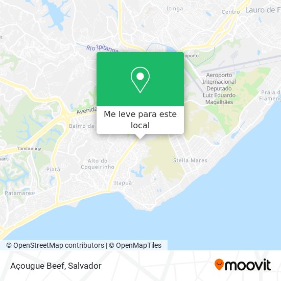 Açougue Beef mapa