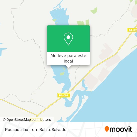 Pousada Lia from Bahia mapa