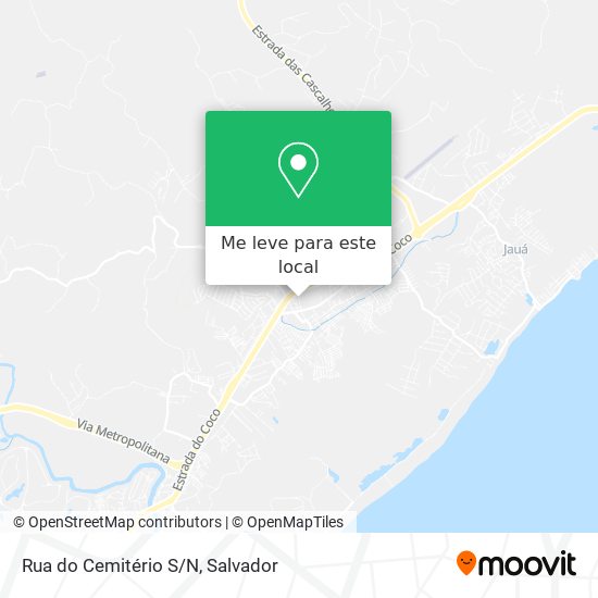 Rua do Cemitério S/N mapa