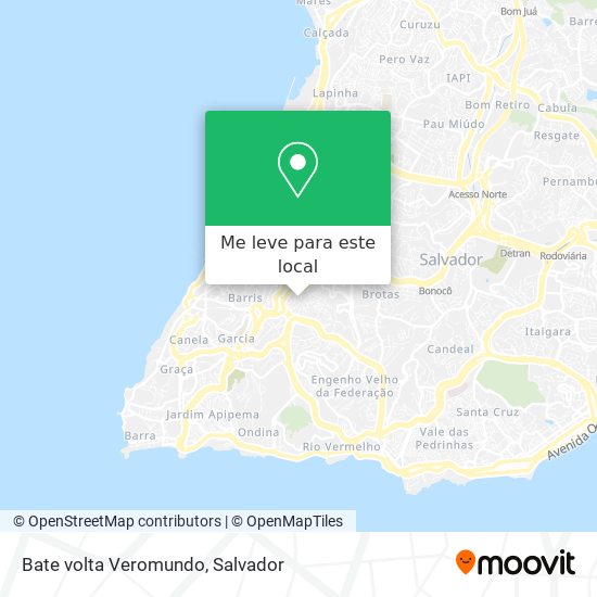 Bate volta Veromundo mapa