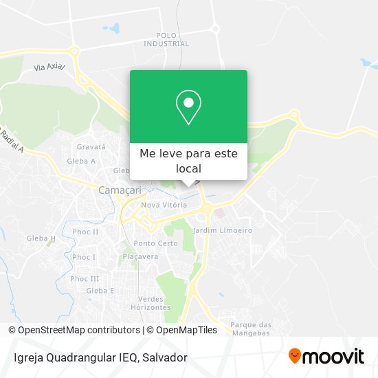 Igreja Quadrangular IEQ mapa